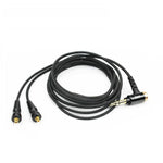 JVC CN-HMF 12 Cable ( FX1200 Original Line 6N OFC Woven L-Type MMCX Socket 850 Universal Official), JVC - HeadfiAudio