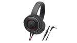 Audio Technica ATH-WS550iS Portable Solid Bass Series Headphones (BRD - Black / Red), Audio Technica - HeadfiAudio