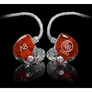 64 Audio A8 Custom Made Inner-Ear Monitors, 64 Audio - HeadfiAudio