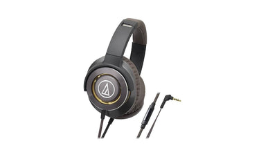 Audio Technica ATH-WS770iS Solid Bass® Over-Ear Headphones (Gun Metal), Audio Technica - HeadfiAudio
