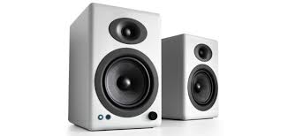 Audioengine A5+ BT  Bluetooth Speakers (Satin Black / High Gloss White), Audioengine - HeadfiAudio