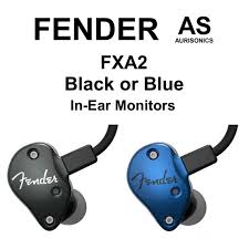 Fender FXA2 Pro In-Ear Monitors (Blue/ Black), Fender - HeadfiAudio