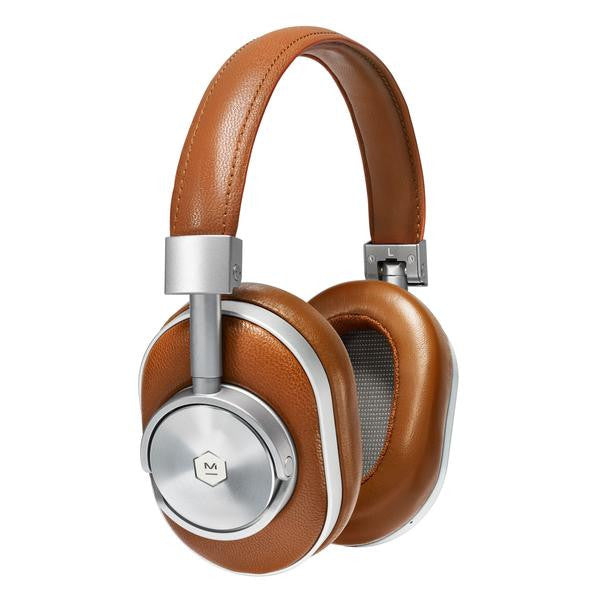 Master and Dynamic MW60S2 Foldable Wireless Over-Ear Headphones (Silver/ Brown), Master and Dynamic - HeadfiAudio