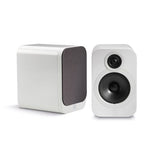 Q Acoustics 3020 Bookshelf Speakers - Gloss Black & Gloss White, Q Acoustics - HeadfiAudio