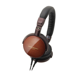 Audio Technica ATH-ESW990H Earsuit Portable Wooden On-Ear Headphones, Audio Technica - HeadfiAudio