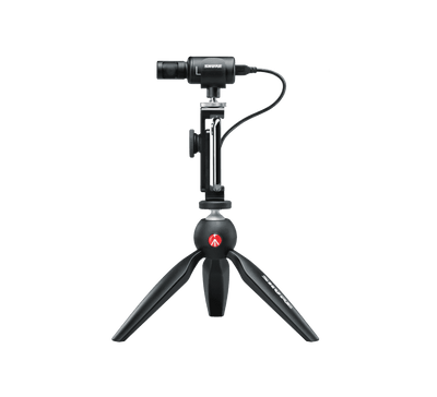SHURE MV88+ Video Kit - Digital Stereo Condenser Microphone, SHURE - HeadfiAudio